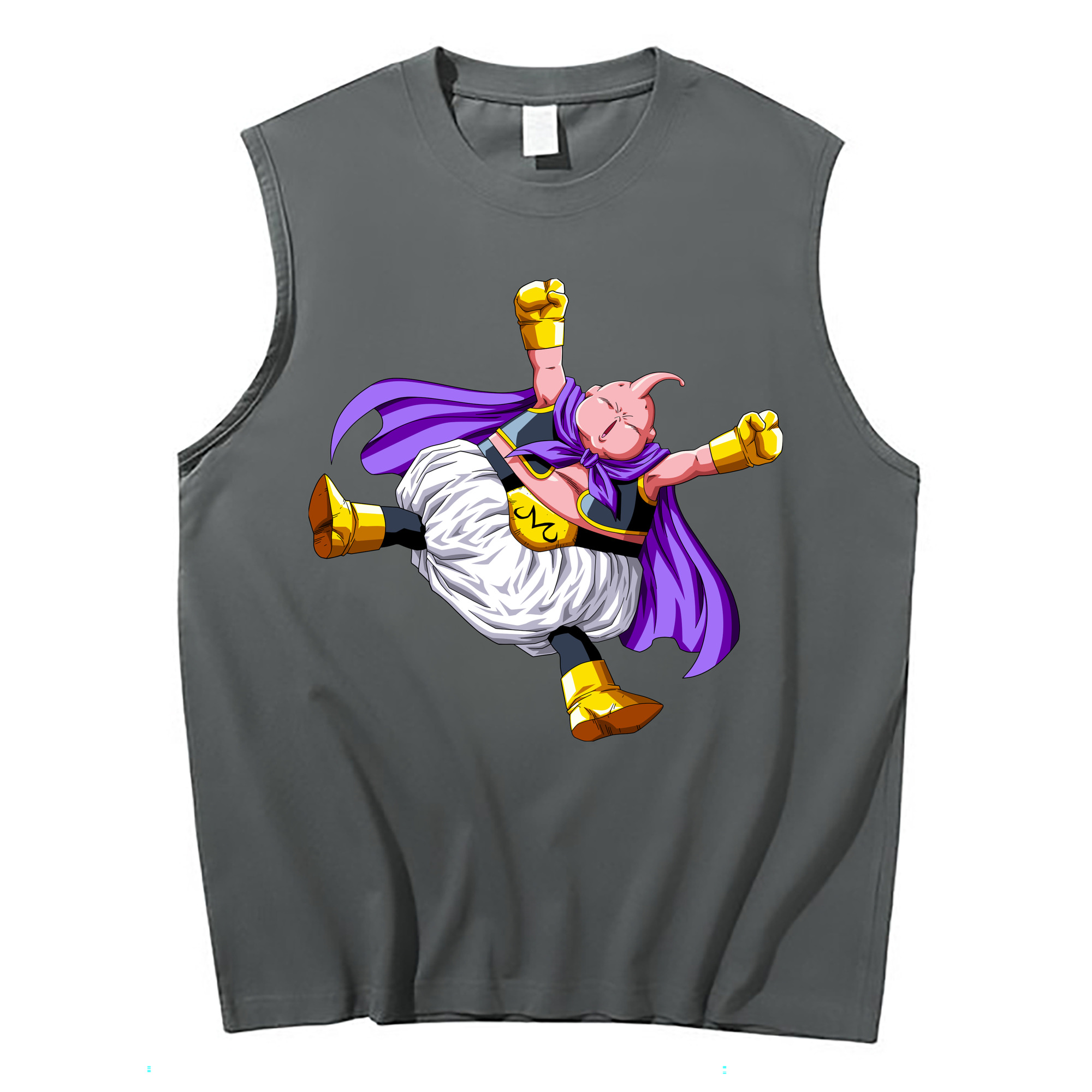 （画像用） ドラゴンボール 魔人ブウ DRAGON BALL Majin Buu コットン100％タンクトップ（フロントプリント）